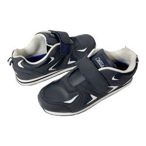 OMEGA Men Comfort Zone 475-03 Hook & Loop Black Walking Shoes Sneakers Size 9.5D